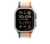 Apple 49mm Orange/Beige Trail Loop - S/M