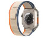 Apple 49mm Orange/Beige Trail Loop - S/M