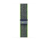 Apple 45mm Bright Green/Blue Nike Sport Loop