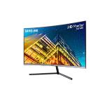 Samsung U32R590, 31.5" Curved VA LED, 60Hz, 4 ms GTG, 3840 x 2160, 250 cd/m2, 2500:1 Contrast, Display Port 1.2, HDMI 2.0, Gray