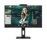 AOC 24P3CW, 23.8" IPS WLED, 1920x1080@75Hz, 4ms GtG, 300cd m/2, 1000:1, DCR 50M:1, AdaptiveSync, FlickerFree, Low Blue Light, 5Wx2, 5MP Windows Hello, Tilt, Height Adjust, Pivot, Swivel, HDMI, DP, RJ45, USB hub