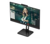 AOC 24P3CW, 23.8" IPS WLED, 1920x1080@75Hz, 4ms GtG, 300cd m/2, 1000:1, DCR 50M:1, AdaptiveSync, FlickerFree, Low Blue Light, 5Wx2, 5MP Windows Hello, Tilt, Height Adjust, Pivot, Swivel, HDMI, DP, RJ45, USB hub