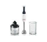 Bosch MSM4W220, SER4, Blender, ErgoMaster, 600 W, Dynamic Speed Control, QuattroBlade System, Included Blender, Chopper & Measuring cup, White