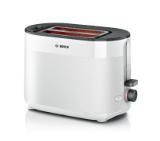 Bosch TAT2M121, MyMoment Compact toaster, 950 W, Auto power off, Defrost and reheat setting, Integrated warming grid, High lift, White