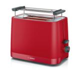 Bosch TAT3M124, MyMoment Compact toaster, 950 W, Auto power off, Defrost and reheat setting, Removable and foldable bun attachment, High lift, Deep Red