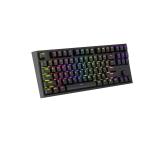 Genesis Gaming Keyboard Thor 404 TKL Black RGB Backlight US Layout Yellow Switch