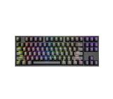 Genesis Gaming Keyboard Thor 404 TKL Black RGB Backlight US Layout Brown Switch