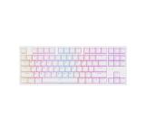 Genesis Gaming Keyboard Thor 404 TKL White RGB Backlight US Layout Yellow Switch