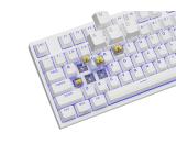 Genesis Gaming Keyboard Thor 404 TKL White RGB Backlight US Layout Yellow Switch