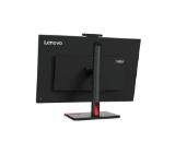 Lenovo ThinkVision T27hv-30 27" IPS, WLED, 16:9, 2560x1440, 4ms, 1000:1, 75Hz, 5MP IR&RGB camera, 5Wx2 Speakers, USB-C, HDMI, DP, RJ45, Tilt, Swivel, Pivot, Height Adjust Stand