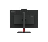 Lenovo ThinkVision T27hv-30 27" IPS, WLED, 16:9, 2560x1440, 4ms, 1000:1, 75Hz, 5MP IR&RGB camera, 5Wx2 Speakers, USB-C, HDMI, DP, RJ45, Tilt, Swivel, Pivot, Height Adjust Stand