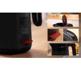 Bosch TWK2M163, MyMoment Plastic Kettle, 2400 W, 1.7 l, Cup indicator, Limescale filter, Triple safety function, Black