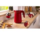 Bosch TWK2M164, MyMoment Plastic Kettle, 2400 W, 1.7 l, Cup indicator, Limescale filter, Triple safety function, Red