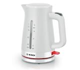 Bosch TWK3M121, MyMoment Plastic Kettle, 2400 W, 1.7 l, Cup indicator, Limescale filter, Triple safety function, White