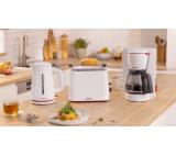 Bosch TWK3M121, MyMoment Plastic Kettle, 2400 W, 1.7 l, Cup indicator, Limescale filter, Triple safety function, White