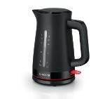 Bosch TWK3M123, MyMoment Plastic Kettle, 2400 W, 1.7 l, Cup indicator, Limescale filter, Triple safety function, Black