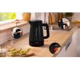 Bosch TWK3M123, MyMoment Plastic Kettle, 2400 W, 1.7 l, Cup indicator, Limescale filter, Triple safety function, Black