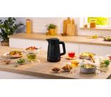 Bosch TWK3M123, MyMoment Plastic Kettle, 2400 W, 1.7 l, Cup indicator, Limescale filter, Triple safety function, Black