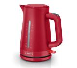 Bosch TWK3M124, MyMoment Plastic Kettle, 2400 W, 1.7 l, Cup indicator, Limescale filter, Triple safety function, Red