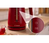 Bosch TWK3M124, MyMoment Plastic Kettle, 2400 W, 1.7 l, Cup indicator, Limescale filter, Triple safety function, Red