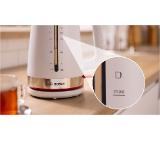 Bosch TWK4M221, MyMoment Plastic Kettle, 2400 W, 1.7 l, Interior light, Cup indicator, Limescale filter, Triple safety function, White