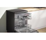 Bosch SMS4EMC06E SER4 Free-standing dishwasher, B, EcoDrying, 9,0l, 14ps, 6p/5o, 42dB(B), Silence 41dB, 3rd drawer, Rackmatic, black inox, HC