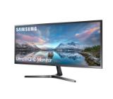 Samsung S34J550, 34.1" VA LED, 60Hz, 4 ms GTG, 3440 x 1440, 300 cd/m2, 3000:1 Contrast, Mega DCR, FreeSync, Eco Saving Plus, Eye Saver Mode, Low Input Lag Mode, Flicker Free, Game Mode, 2xHDMI, Display Port 1.2, Headphone, 178°/178°, Dark Blue Gray