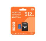 ADATA 512GB MicroSDXC UHS-I CLASS 10 (with adapter)