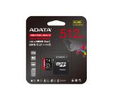 ADATA 512GB MicroSDXC UHS-I U3 V30S High (with adapter)