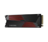 Samsung SSD 990 PRO 2TB Heatsink PCIe 4.0 NVMe 2.0 M.2 V-NAND 3-bit MLC, 256-bit Encryption, Read 7450 MB/s Write 6900 MB/s