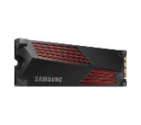 Samsung SSD 990 PRO 2TB Heatsink PCIe 4.0 NVMe 2.0 M.2 V-NAND 3-bit MLC, 256-bit Encryption, Read 7450 MB/s Write 6900 MB/s