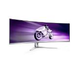 Philips 49M2C8900, 48.8" Curved 1800R QD-OLED, 5120x1440@240Hz, 0.03 GtG, Brightness 1000, 1000000:1, DCR 80M:1, Adaptive Sync, FlickerFree, Low Blue Mode, 7.5Wx4+DTS, Tilt, Height Adjust, Swivel, 2xHDMI, DP, USB hub