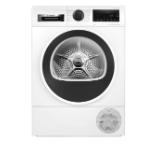 Bosch WQG245D4BY SER6 Tumble dryer with heat pump 9kg A+++ 61dB, SelfCleaning condenser, drain set, interior light, Reverse tumble action, white-blackgrey door