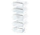 Bosch GSN58AWEV SER6 FS upright freezer, NoFrost, D, 191/70/65cm, 366l, 39dB(C), IC, 5 drawers (1 BigBox), 3 shelfs, handle, white