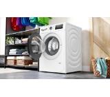 Bosch WAN28270BY SER4 Washing machine 8kg, A, 1400rpm, 51/72dB(A), Iron Assist, waveDrum 65l, 7 options, Hygiene Plus, \black-blackgrey grey door