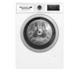 Bosch WAN28164BY SER4 Washing machine 8kg, A, 1400rpm, 51/72dB(A), Iron Assist, waveDrum 65l, 6 options, Sportswear, silver-blackgrey door