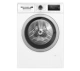 Bosch WAN28060BY SER4 Washing machine 8kg, A, 1400rpm, 51/72dB(A), Iron Assist, waveDrum 65l, 4 options, Quick 15'/30', silver-blackgrey door