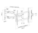 Neomounts Flat Screen Wall Mount (tilt & turn), 32"-60"