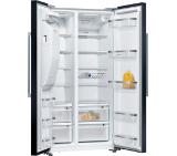 Bosch KAD93ABEP SER6 American SbS refrigerator, NoFrost, E, 178.7/90.8/70.7cm, 562l(371+191), 42dB, Auto dispenser and IceMaker, water connect., inv.comp., black