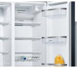 Bosch KAD93ABEP SER6 American SbS refrigerator, NoFrost, E, 178.7/90.8/70.7cm, 562l(371+191), 42dB, Auto dispenser and IceMaker, water connect., inv.comp., black