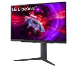 LG 27GR83Q-B, 27" UltraGear IPS, 1ms (GtG), 240Hz, 1000:1, 400cd/m2, QHD 2560x1440, AMD FreeSync, G-Sync Compatible, HDR 400, DCI-P3 95%, VRR, USB, HDMI, DisplayPort, Height Adjustable, Tilt, Swivel, Black