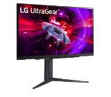 LG 27GR83Q-B, 27" UltraGear IPS, 1ms (GtG), 240Hz, 1000:1, 400cd/m2, QHD 2560x1440, AMD FreeSync, G-Sync Compatible, HDR 400, DCI-P3 95%, VRR, USB, HDMI, DisplayPort, Height Adjustable, Tilt, Swivel, Black