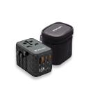 Verbatim UTA-05 GaN III Universal Travel Adapter with 2 x USB-C PD 65W & QC 4+ / 2 x USB-A