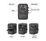 Verbatim UTA-05 GaN III Universal Travel Adapter with 2 x USB-C PD 65W & QC 4+ / 2 x USB-A