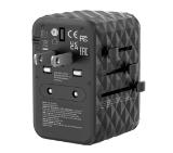 Verbatim UTA-05 GaN III Universal Travel Adapter with 2 x USB-C PD 65W & QC 4+ / 2 x USB-A