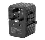 Verbatim UTA-05 GaN III Universal Travel Adapter with 2 x USB-C PD 65W & QC 4+ / 2 x USB-A