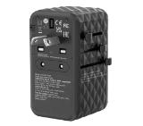 Verbatim UTA-06 GaN III Universal Travel Adapter with 2 x USB-C PD 100W & QC 4+ / 2 x USB-A QC 3.0