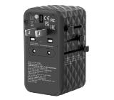 Verbatim UTA-06 GaN III Universal Travel Adapter with 2 x USB-C PD 100W & QC 4+ / 2 x USB-A QC 3.0