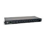 Tripp Lite by Eaton 3.7kW Single-Phase Local Metered PDU, 208/230V Outlets (8 C13, 2 C19) IEC-309 16A Blue, 8 ft. (2.43 m) Cord, 1U Rack-Mount, TAA