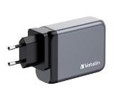 Verbatim GNC-100 GaN Charger 4 Port 100W USB A/C (EU/UK/US)